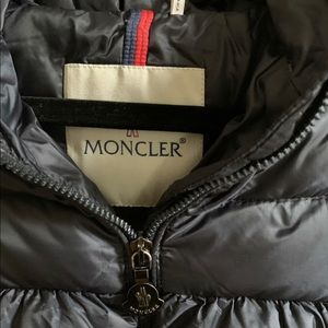Moncler vguc deep navy coat